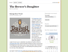 Tablet Screenshot of brewersdaughter.com